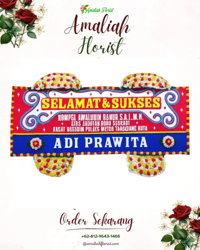 Karangan Bunga Ucapan Selamat di Podorejo