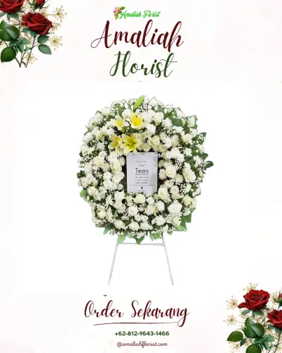 Krans Bunga Duka Cita di Podorejo