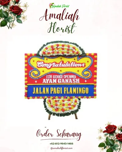 Bunga Papan Congratulation di Podorejo